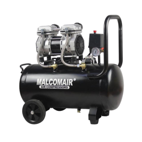 MALCOMAIR OIL LESS AIR COMPRESSORS - 2.0HP x 50LT (MAL-1500-50)