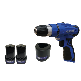 AKAIDO LI-ION CORDLESS DRILL - 2SPEED 12V x 2.0Ah BATTERY 2pcs (AK12EC x2B)