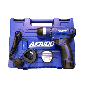 AKAIDO LI-ION CORDLESS DRILL - 2SPEED 12V x 2.0Ah BATTERY 2pcs (AK12EC x2B)