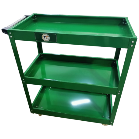 TUTA TOOLS CART TROLLEY GREEN COLOUR (3 LAYER )