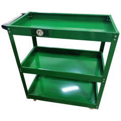 TUTA TOOLS CART TROLLEY GREEN COLOUR (3 LAYER )