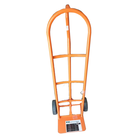 MYSTAR HAND TROLLEY WITH SOLID WHEEL P-SHAPE HAND TRUCK (P600B - 8")