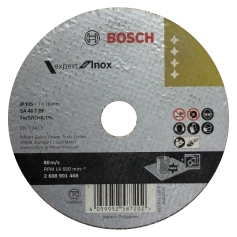 BOSCH INOX CUTTING DISC 4" 105mm X 1.0mm X 16mm (2608901468) (1box / 25pc)