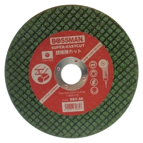 BOSSMAN SUPER EASYCUT CUTTING WHEEL (GREEN) - 4" X 1.2mm x 16mm (1Box X 50pcs)