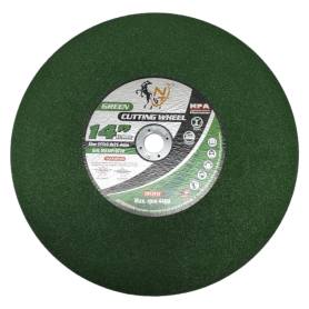 NT BLACK HORSE GREEN CUTTING WHEEL - 14"-355 x 3.0mm x 25.4mm (1Box X 25pcs)