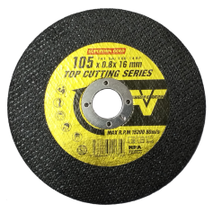 ADX SUPER THIN TOP CUTTING WHEEL - 0.8mm X 105mm x 16mm T41 SA/F60 T4BF  (1box / 25pc)