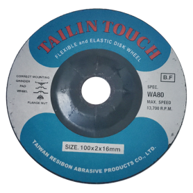 FBD- TAILIN STAINLESS STEEL FLEXIBLE DISC - WA80 4" x 100mm x 2.0mm x 16mm (1can / 20pc)