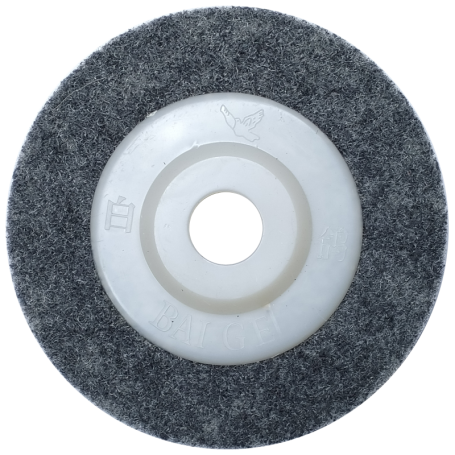 NON WOVEN WHEEL / GREY FIBER POLISHING WHEEL (SUITABLE FOR STAINLESS STEEL) (4")