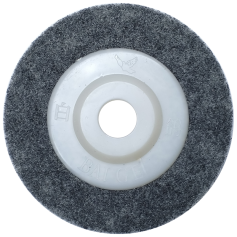 NON WOVEN WHEEL / GREY FIBER POLISHING WHEEL (SUITABLE FOR STAINLESS STEEL) (4")