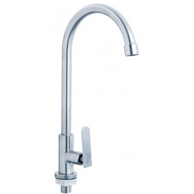 SUS 304 STAINLESS STEEL SWAN NECK TAP - PILLAR TYPE (SI - ITN 118L)