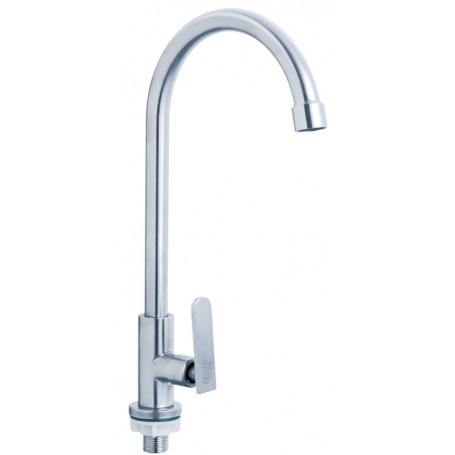 SUS 304 STAINLESS STEEL SWAN NECK TAP - PILLAR TYPE (SI - ITN 118L)