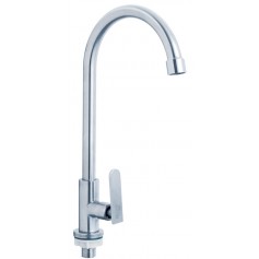 SUS 304 STAINLESS STEEL SWAN NECK TAP - PILLAR TYPE (SI - ITN 118L)