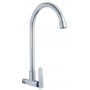 SUS 304 STAINLESS STEEL SWAN NECK TAP - WALL TYPE (SS - ITN 117L)