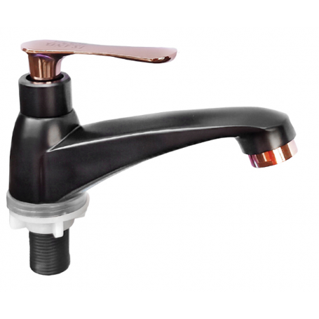 ISANO NANO BLACK SUS304 STAINLESS STEEL PILLAR TAP (1600BI)