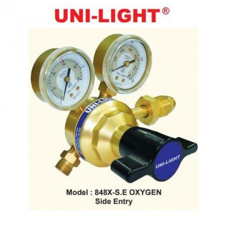 UNI-LIGHT COMPRESSED REGULATOR - OXYGEN (SIDE ENTRY) (848X-SE)