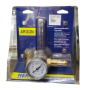 HERO-TECH ARGON REGULATOR C/W FLOWMETER - GOLD (398AR)