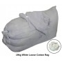 COTTON RAG LOOSE - WHITE COLOUR (1BAG X 19KG)