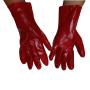 CHEMICAL RED RUBBER GLOVE  (11")