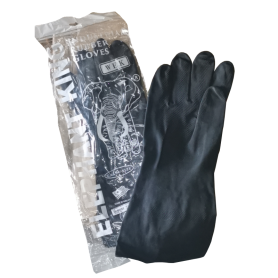 ELEPHANT/ROYAL INDUSTRIAL RUBBER GLOVE - BLACK (13")