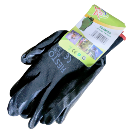 SAFETY POLYESTER GLOVES (SIZE 9 ~ OIL RESISTANT)