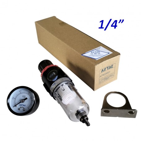 AIRTAC BRAND AIR FITTER REGULATOR  (AFR-2000 1/4” )