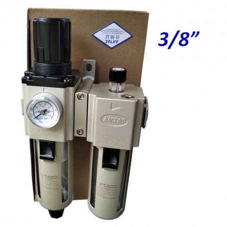 AIRTAC BRAND FR + L AIR FITTER REGULATOR & LUBRICANTS (GAFC-300 3/8” )