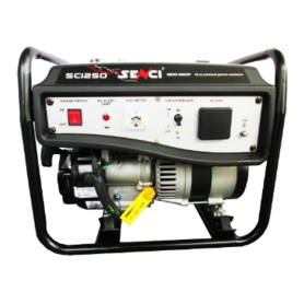 SENCI GASOLINE GENERATOR - 0.8 / 1.0KW - 3Month Warranty (SC1250 3HP)