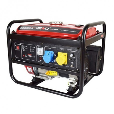 SENCI GASOLINE GENERATOR - 2 / 2.5KW - 3Month Warranty (SC2500 6.5HP)