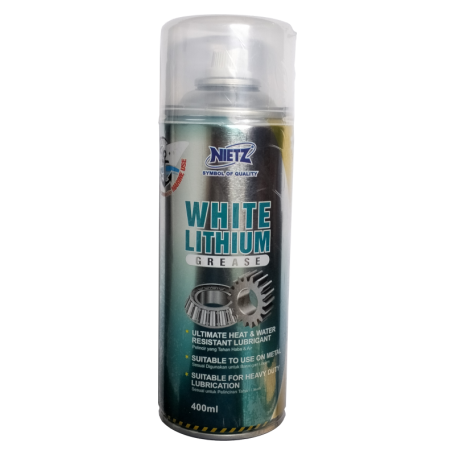 NIETZ N10 AEROSOL SPRAY LUBRICANT WHITE LITHIUM (400ML)