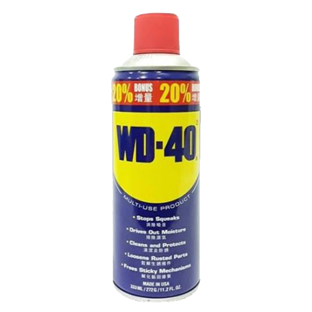 WD40 333ML (EXTRA 20%) ANTI RUST MULTI-USE LUBRICANT  (1Ctn X 24can)