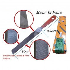 INDIA SCISSORS BRAND RED HANDLE HANDY FILE (8" X 1")