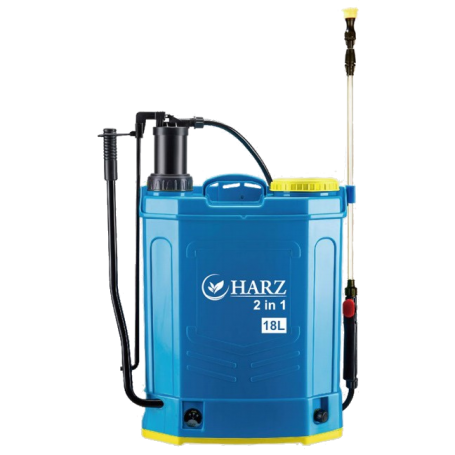 OP - HARZ BATTERY & MANUAL SPRAYER PUMP RACUN - HZ-3430-18 (18LT - 2 IN 1)