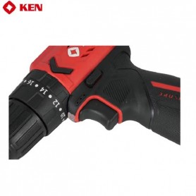 KEN-7312D 12V LIITHUM-ION BRUSSLESS IMPACT DRILL WITH 2Battery & 1Charger