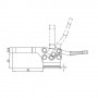 NIETZ (T 06A) TOGGLE CLAMP HORIZONTAL HANDLE - 54020245 (GH-225D)
