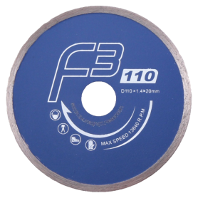 4" 110WET BOSUN DIAMOND BLADE - FORMYLA 3 DRY 6027 (B04-FN03S DRY)