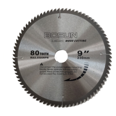 9" BOSUN WOOD TCT CIRCULAR SAW BLADE (230mm X 80T)