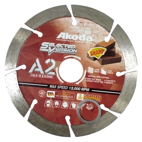 AKODA DIAMOND BLADE - S105R **batu merah** RED (AS04-S105R)