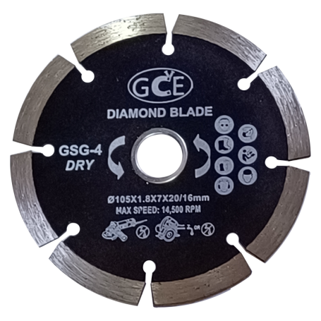 GCE DIAMOND CUTTER BLADE GSG-4  (4" DIY)