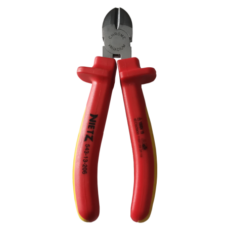 NIETZ VDE INSULATED DIAGONAL CUTTING PLIER 543 13 206 (6" - 54313206)