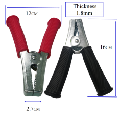 NIETZ HEAVY DUTY BATTERY CLAMP (RED & BLACK) * Very Strong Spring, Super Duty * 541 01 400 (400AMP (2pcs/set))