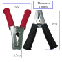 NIETZ HEAVY DUTY BATTERY CLAMP (RED & BLACK) * Very Strong Spring, Super Duty * 541 01 400 (400AMP (2pcs/set))