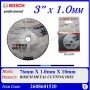 BOSCH METAL CUTTING WHEEL 3" 76mm X 1.0mm X 10mm (2608601520) (5pcs/pkt)
