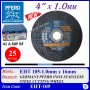 GERMANY PFERD PSF STEELLOX STAINLESS STEEL CUTTING WHEEL - EHT105-1.0mm x 16mm (4" X 25pc / box)