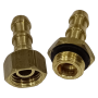 PLUNGER PUMP HI-PRESSURE HOSE COUPLING - Male & Female (2pcs/set) - 1/4" X 5/16"H