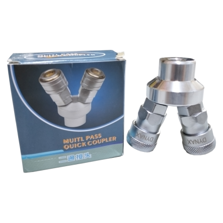 DYNAX AIR COUPLER MULTIPASS QUICK COUPLER SMY 2WAY / 3 WAY - 1/4" PT