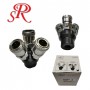 SUN-RISE SMV Y-TYPE AIR COUPLER MULTIPASS QUICK COUPLER - 2WAY / 3 WAY - 1/4" PT
