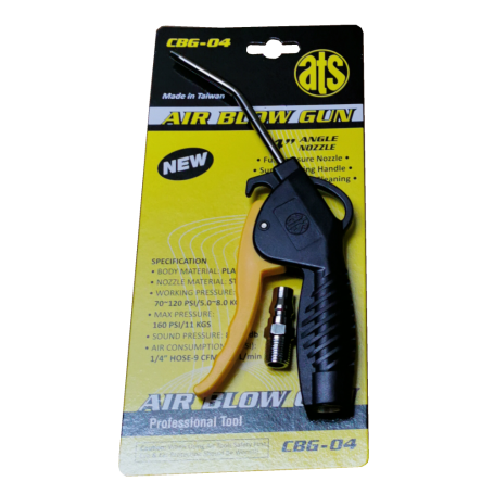ATS AIR BLOW GUN WITH 20PM AIR COUPLER - 100MM / 250MM - ATS CBG-040 / CBG-10