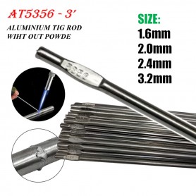 AT5356 x 3' ALUMINIUM TIG ROD WIHT OUT POWDER