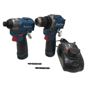 DONGCHENG COMPACT KIT DCJZ125EK+DCPL04-8Z 12V CORDLESS 2.0Ah X2,3A (DCKIT36BK)