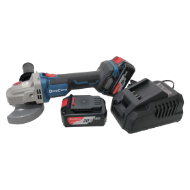 DONGCHENG 100mm 20V 4.0Ah CORDLESS BRUSHLESS ANGLE GRINDER (DCSM03-100EK)